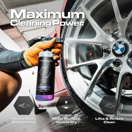 Car Care - MAXX APD - All Purpose Cleaner - Heavy Duty Industrial Degreaser | Tire, Engine, Wheel, Car Seat, Car Interior, Detailing Cleaner
