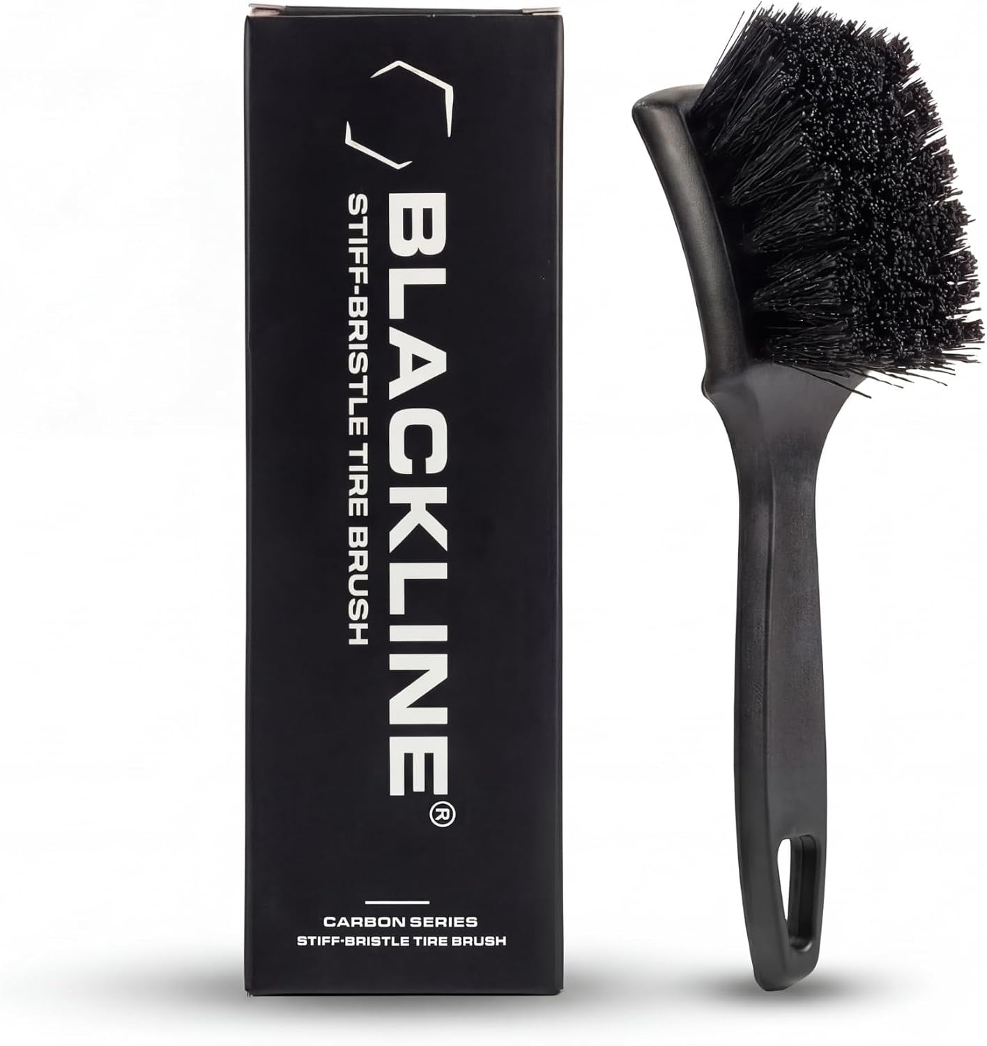 Stiff Bristle Tire Brush - Heavy-Duty Deep Clean for Tires & Mats
