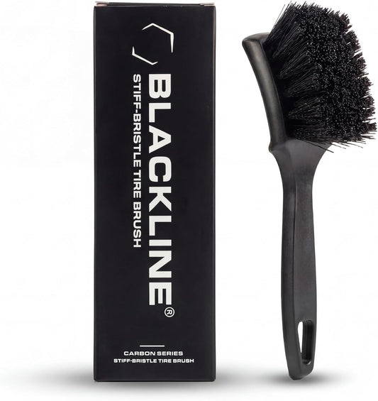 Stiff Bristle Tire Brush - Heavy-Duty Deep Clean for Tires & Mats