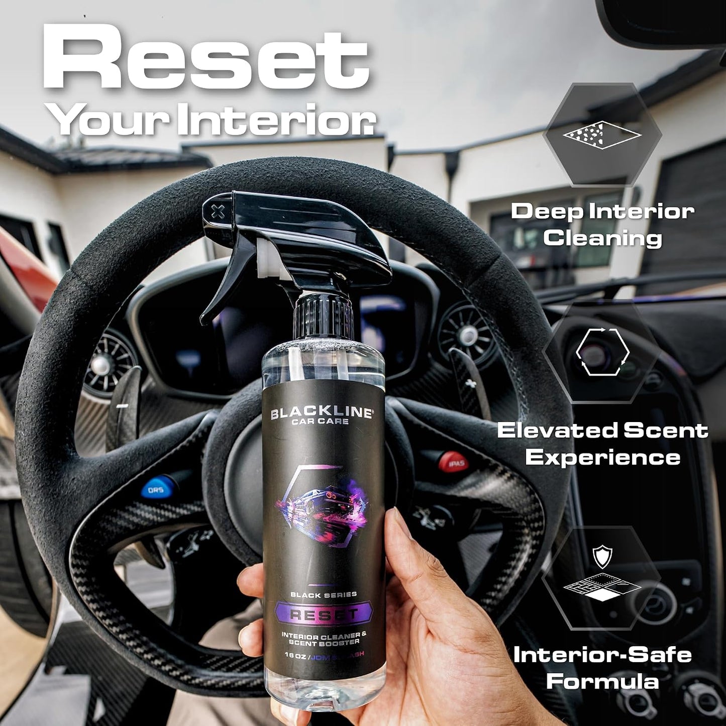 Reset Interior Car Cleaner & Deodorizer Spray - Oasis