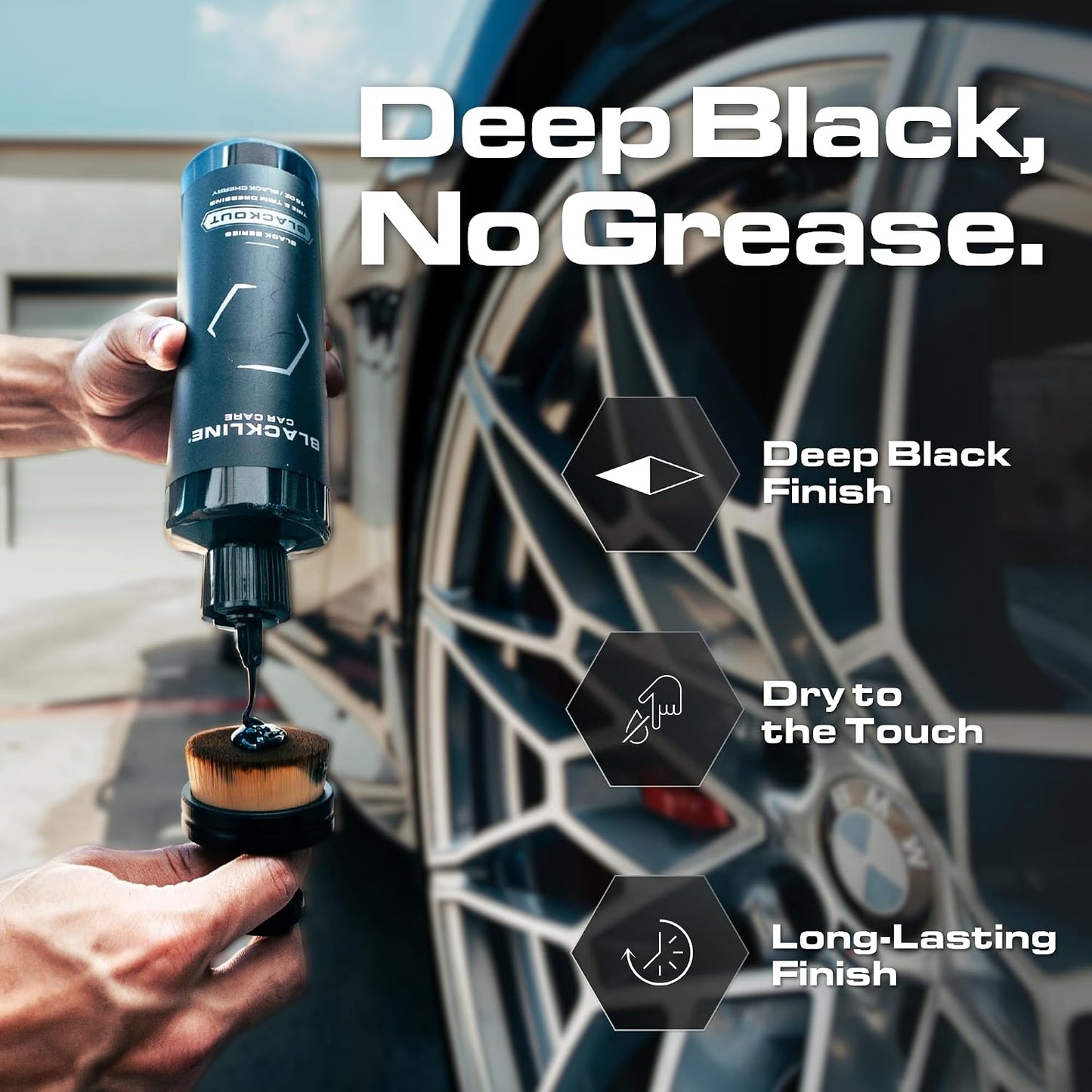 Blackout Trim & Tire Dressing 16Oz - No Sling Tire Shine