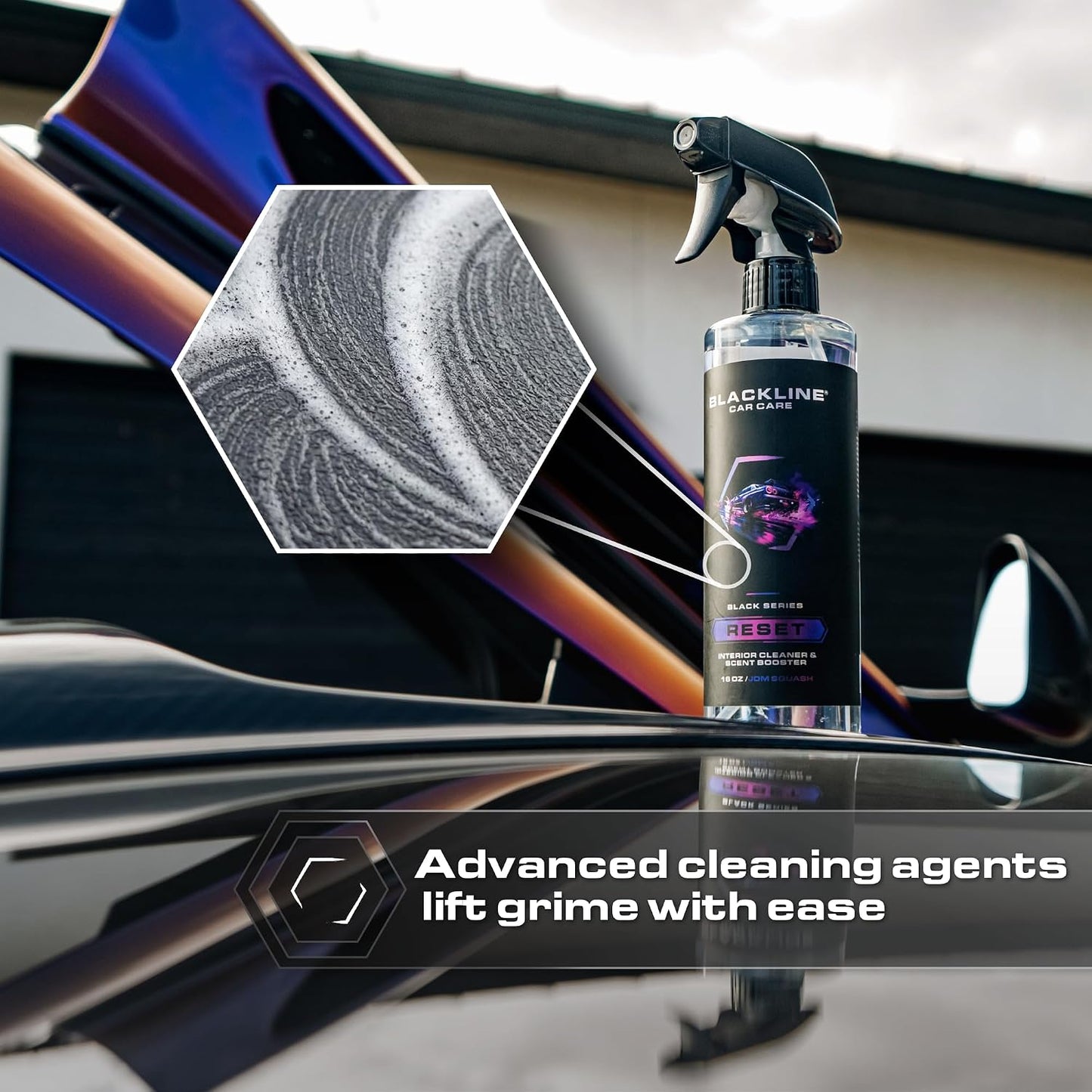 Reset Interior Car Cleaner & Deodorizer Spray - Dark Ice