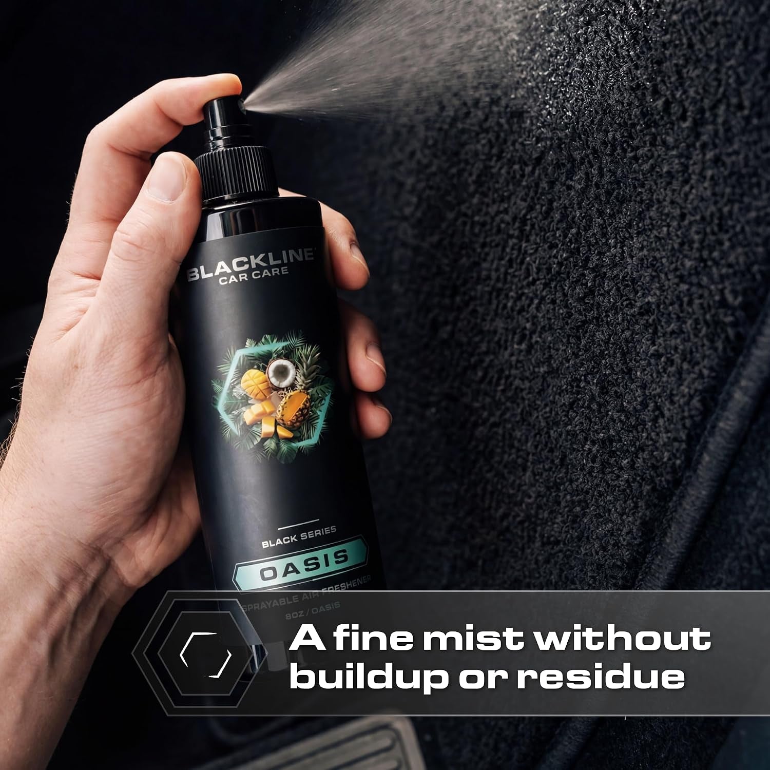 Leather Car Air Freshener Spray - Cool, Bold Odor Eliminator