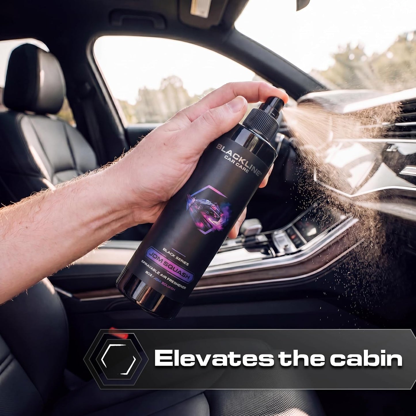 JDM Squash Car Air Freshener Spray - Cool, Bold Odor Eliminator