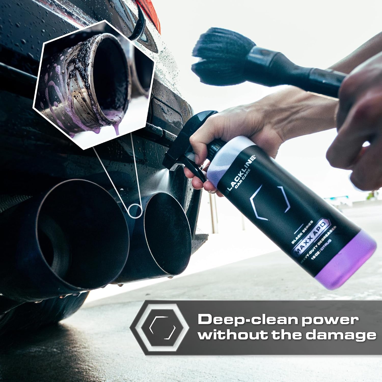 Car Care - MAXX APD - All Purpose Cleaner - Heavy Duty Industrial Degreaser | Tire, Engine, Wheel, Car Seat, Car Interior, Detailing Cleaner
